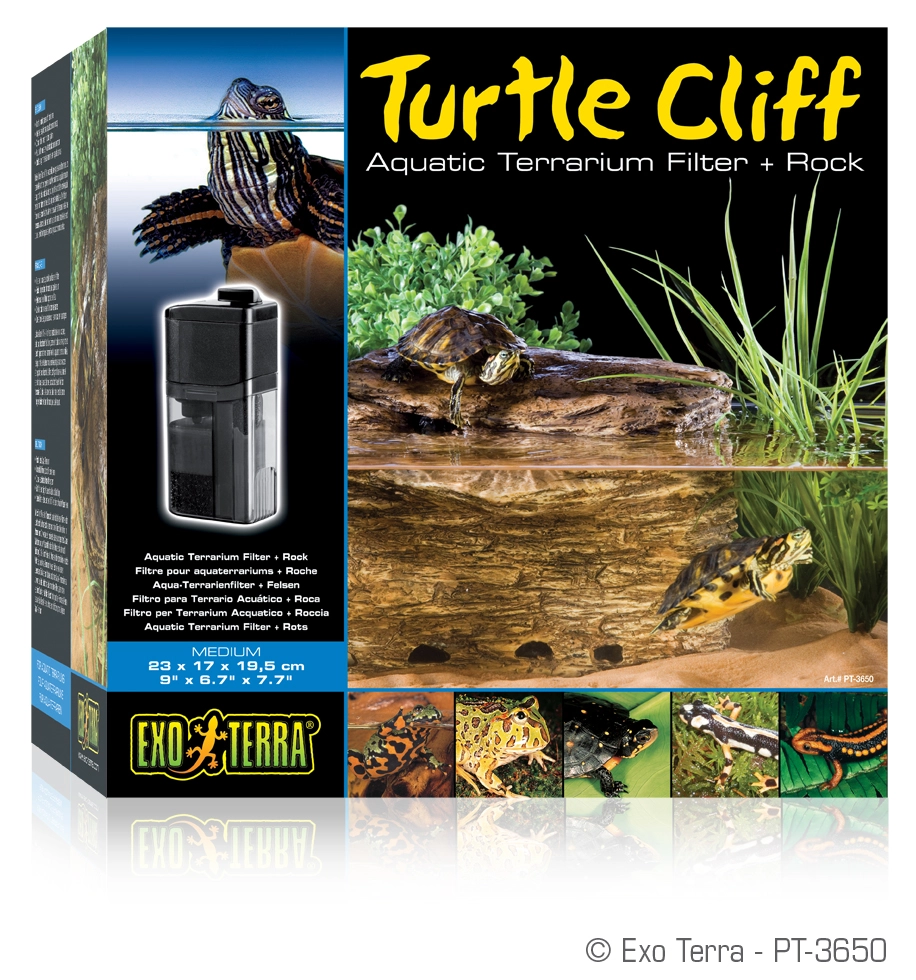 Exo Terra Turtle Cliff medium med filter